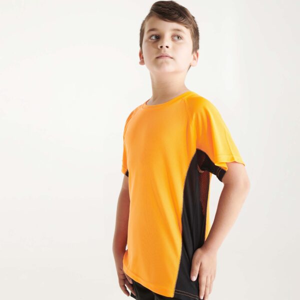 Fajna dwu-kolorowa koszulka techniczna dla dzieci